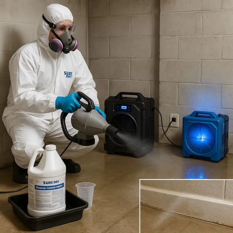 Sanitization and Odor Removal process in Urbana, MD